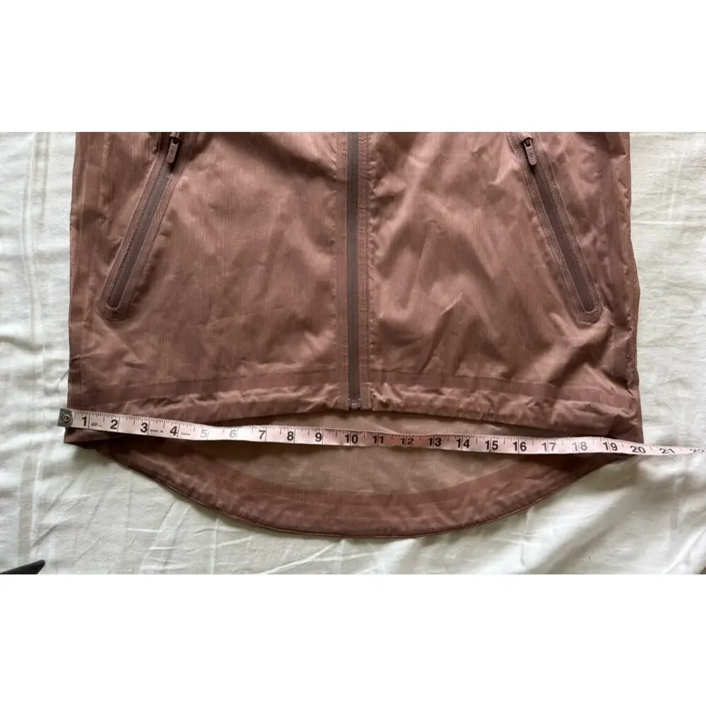 Lululemon Sheerjoy Pink Full Zip Waterproof Hooded Jacket Women's 8 Lightweight - Picture 6 of 16